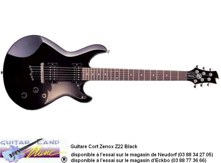 Guitare Cort Zenox Z22 Noir